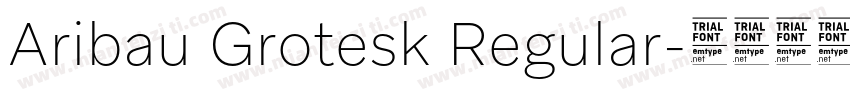 Aribau Grotesk Regular字体转换